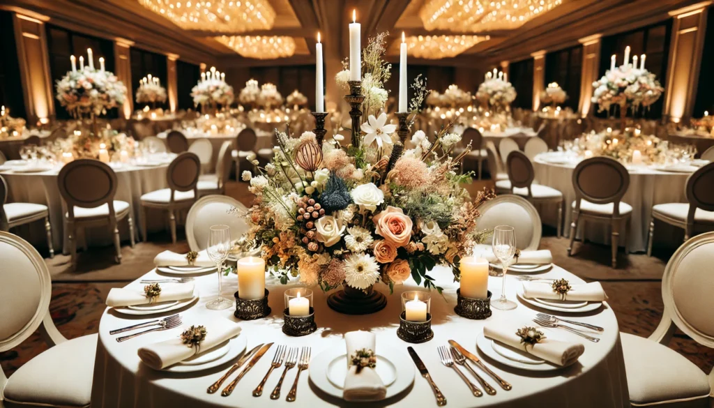 centerpieces at wedding receptions nyt